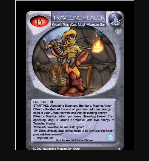 Traveling Healer - Kybars Teeth